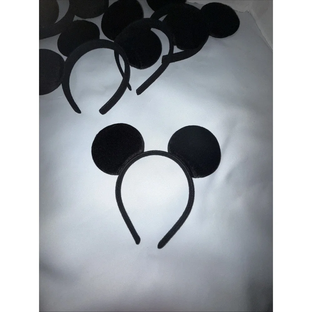 Mickey Mouse Ears , Felted ,handmade, Lot Of 7 , Vacation Or Halloween , Cosplay